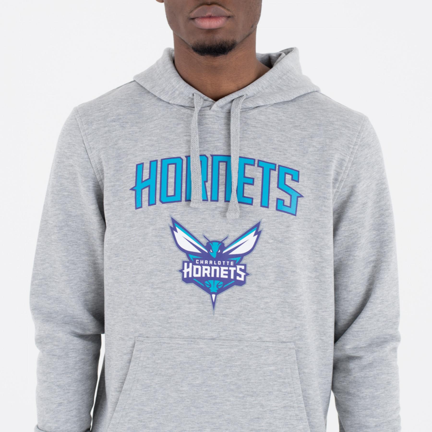 Sweat   capuche New Era  avec logo de l'équipe Charlotte Hornets