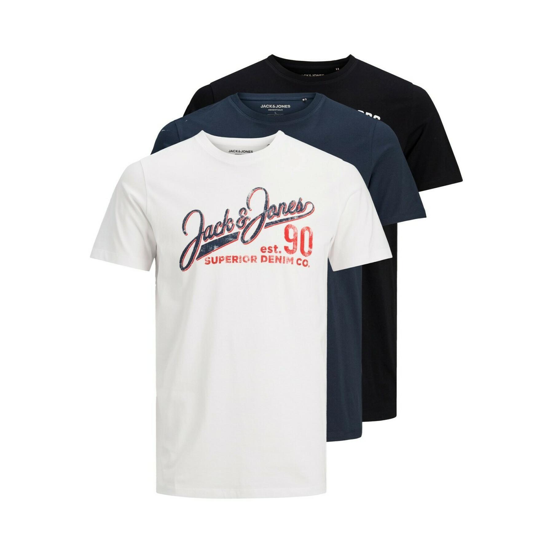 Confezione da 3 t-shirt Jack & Jones logo