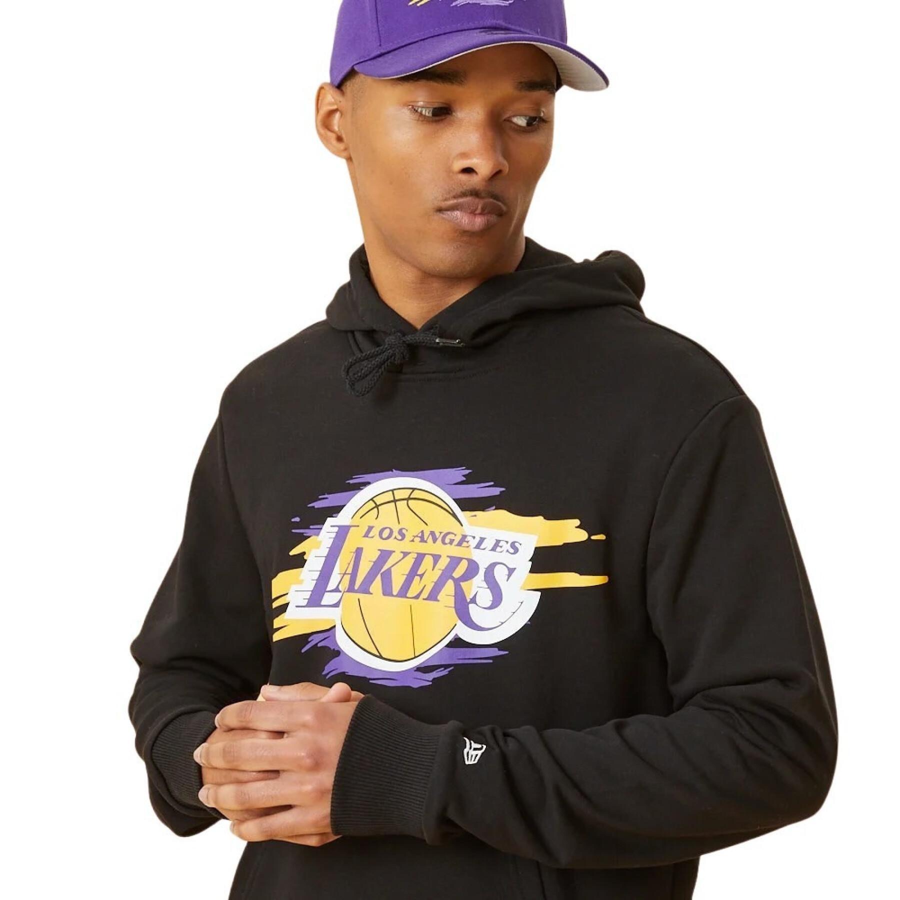 Felpa con cappuccio Los Angeles Lakers Tear
