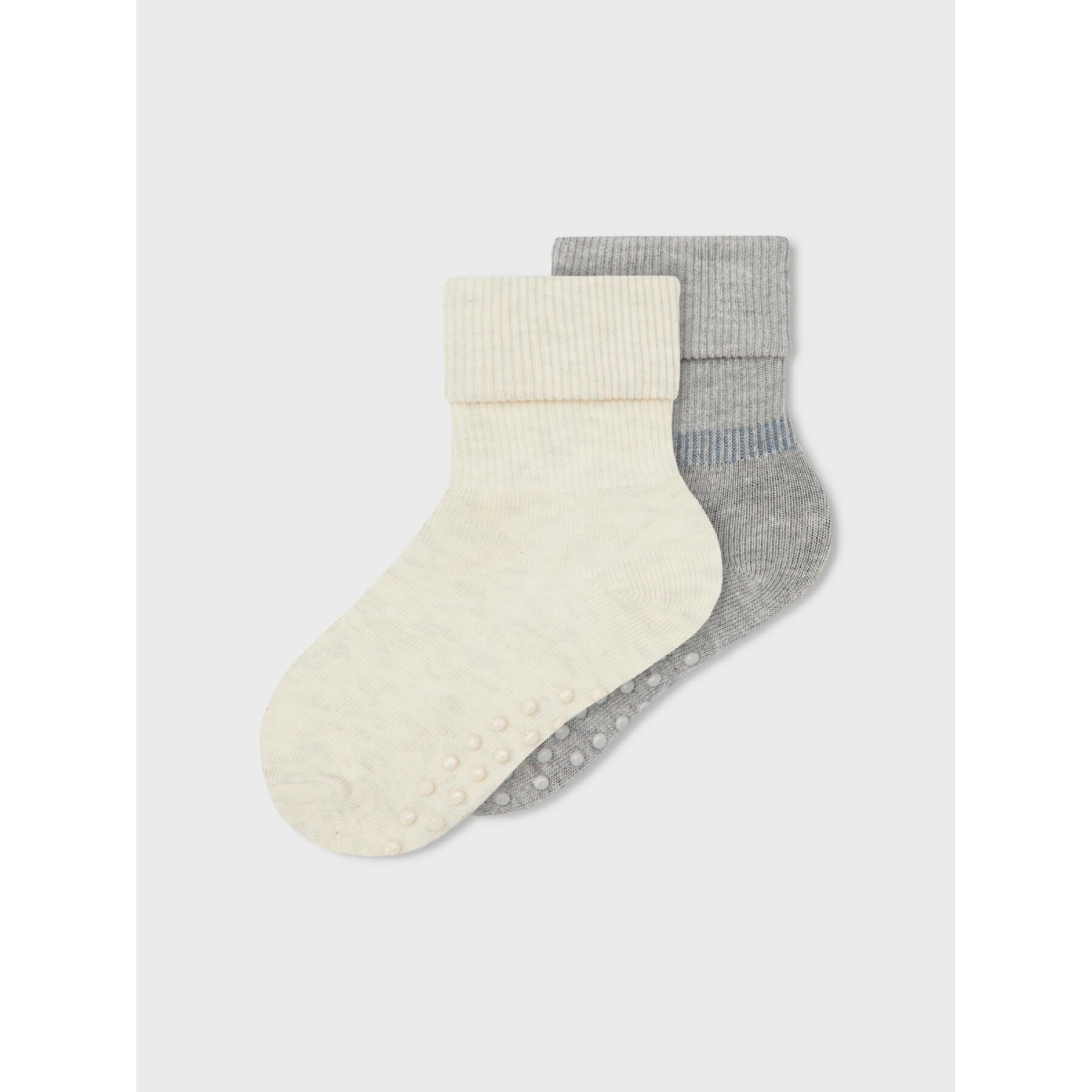 Confezione di 3 calzini per bambini Name it Neel Non Sock