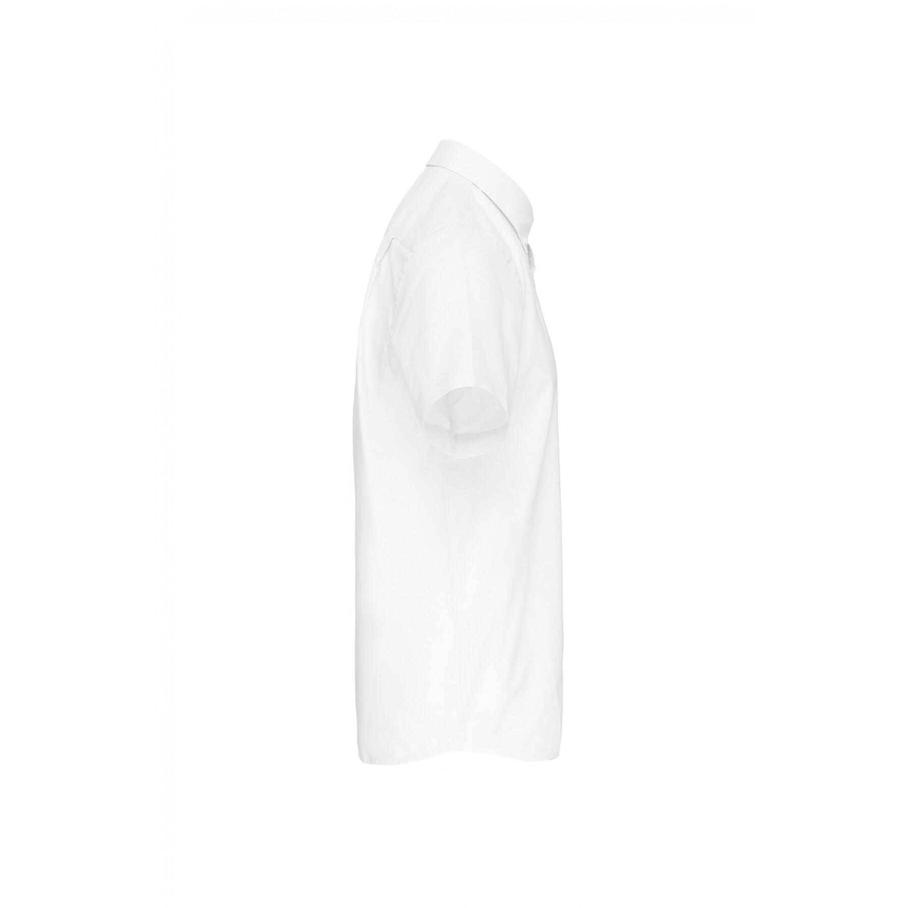 Camicia a maniche corte Kariban blanc