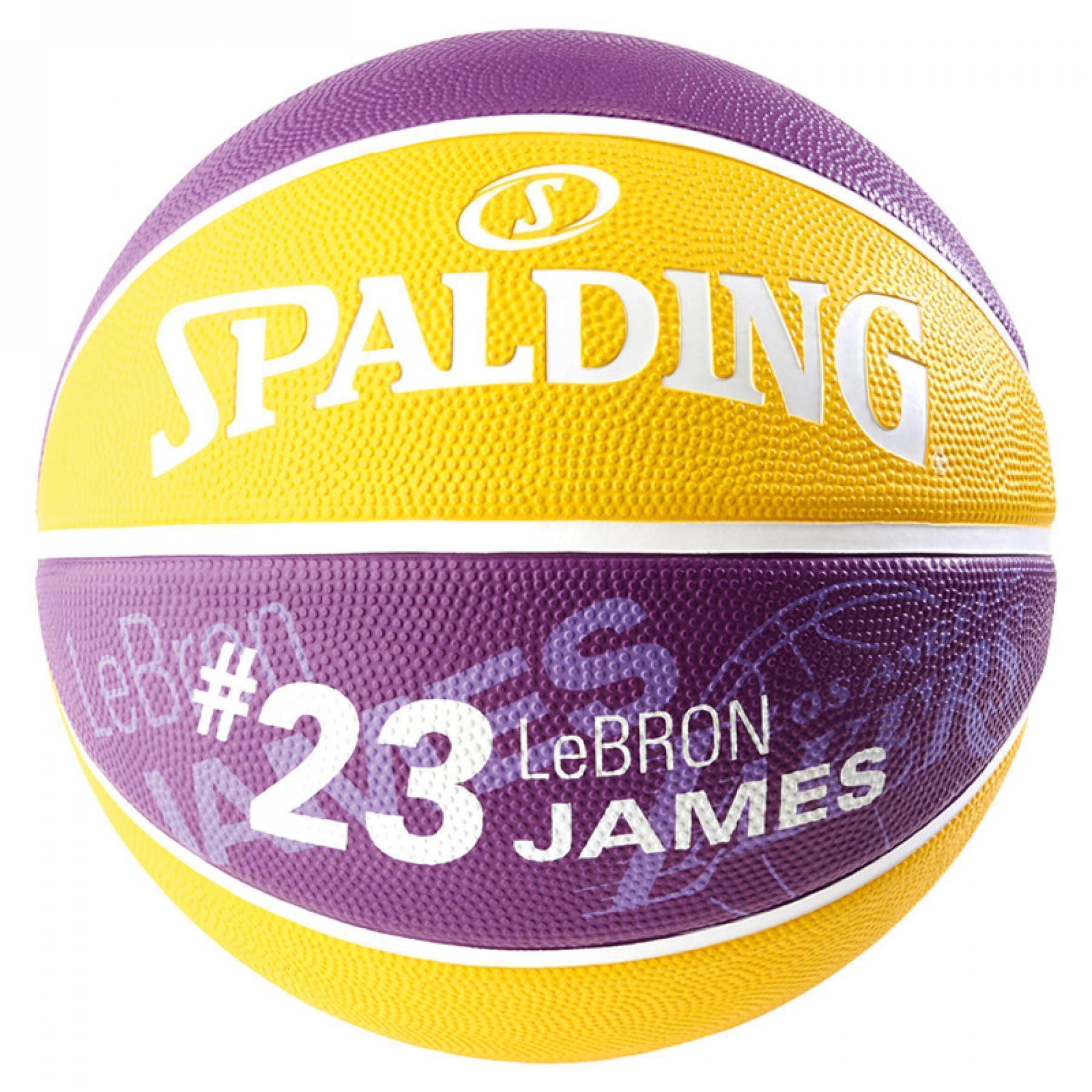 Pallone Spalding NBA giocatore Lebron James (83-863z)