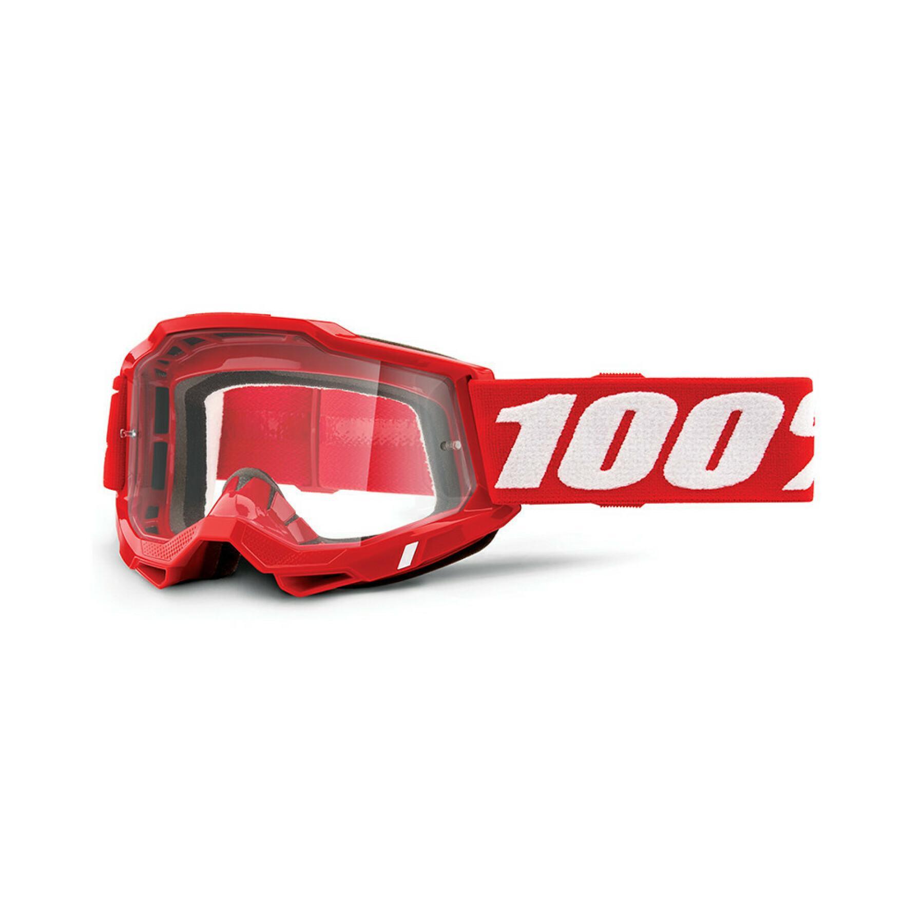 Motorbike cross mask clear screen 100% Accuri 2