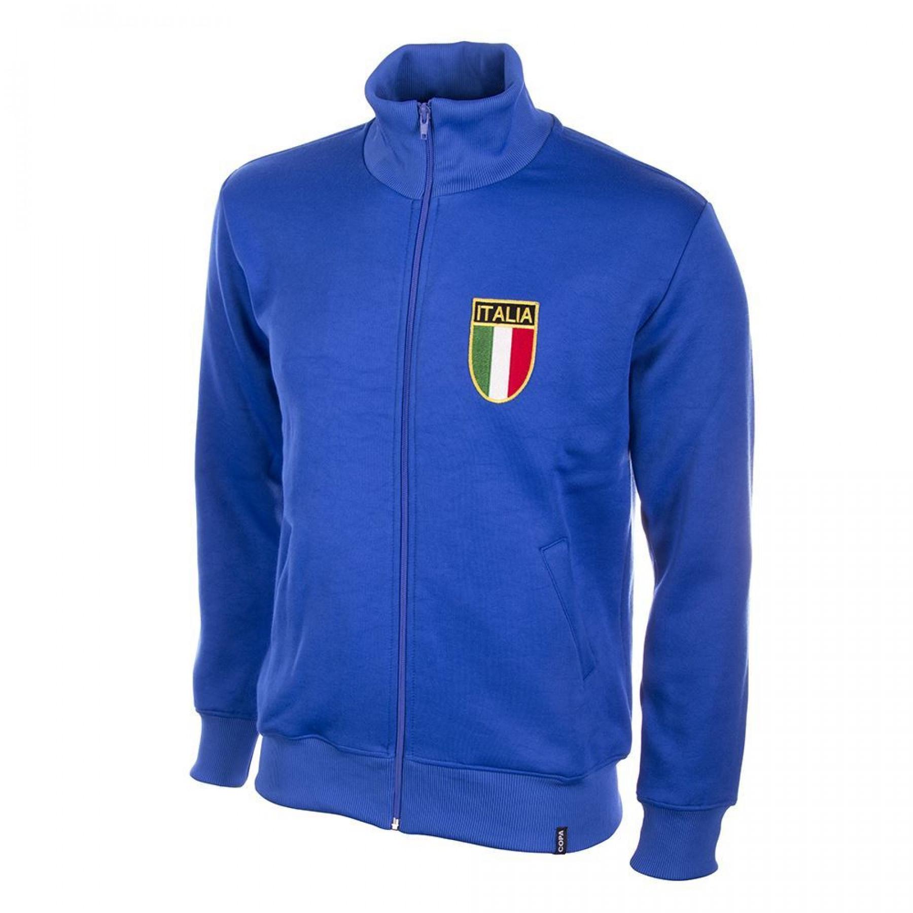 Giacca della tuta con zip con logo Italie 1970's