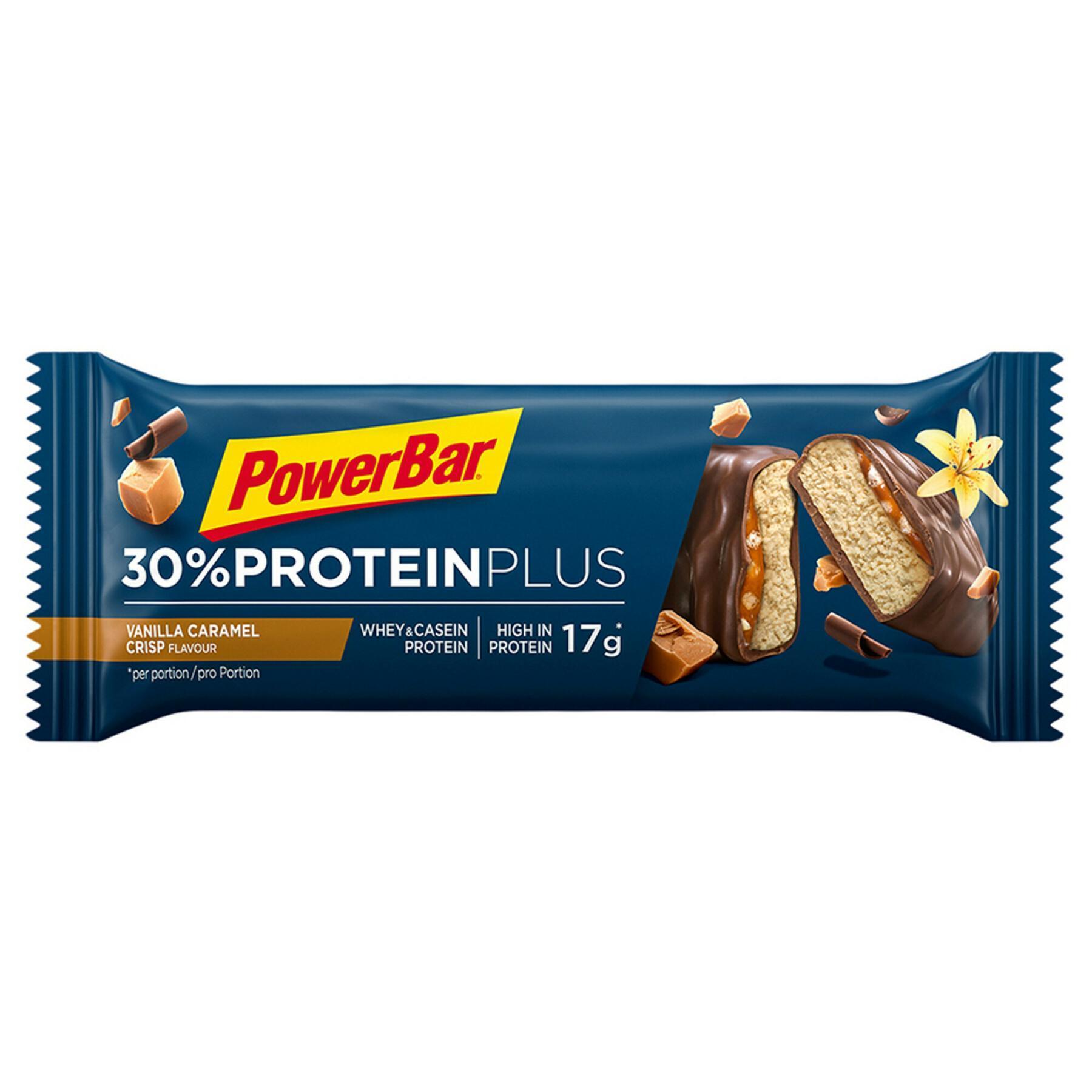 Set di 15 barre PowerBar ProteinPlus 30 % - Caramel- Vanilla crisp