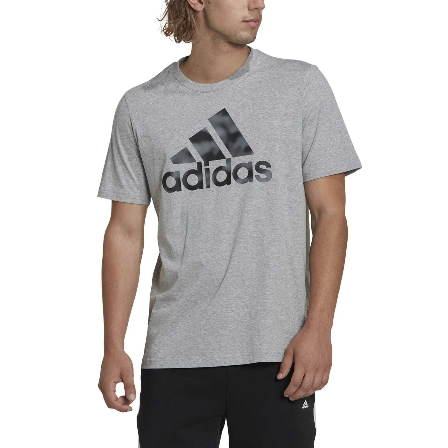 T-shirt con stampa mimetica adidas Essentials