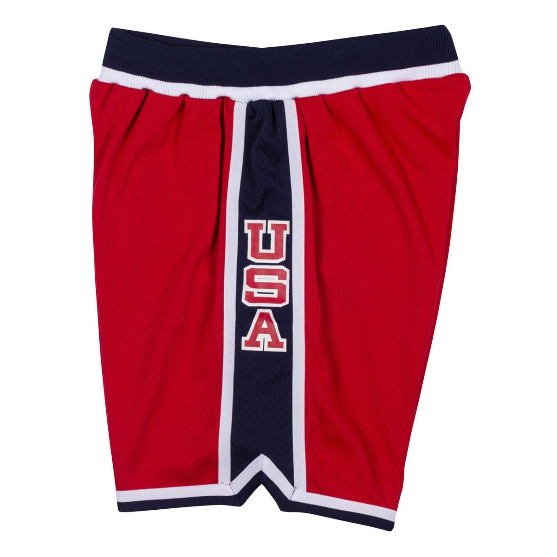 Pantaloncini della squadra autentica USA alternate 1984
