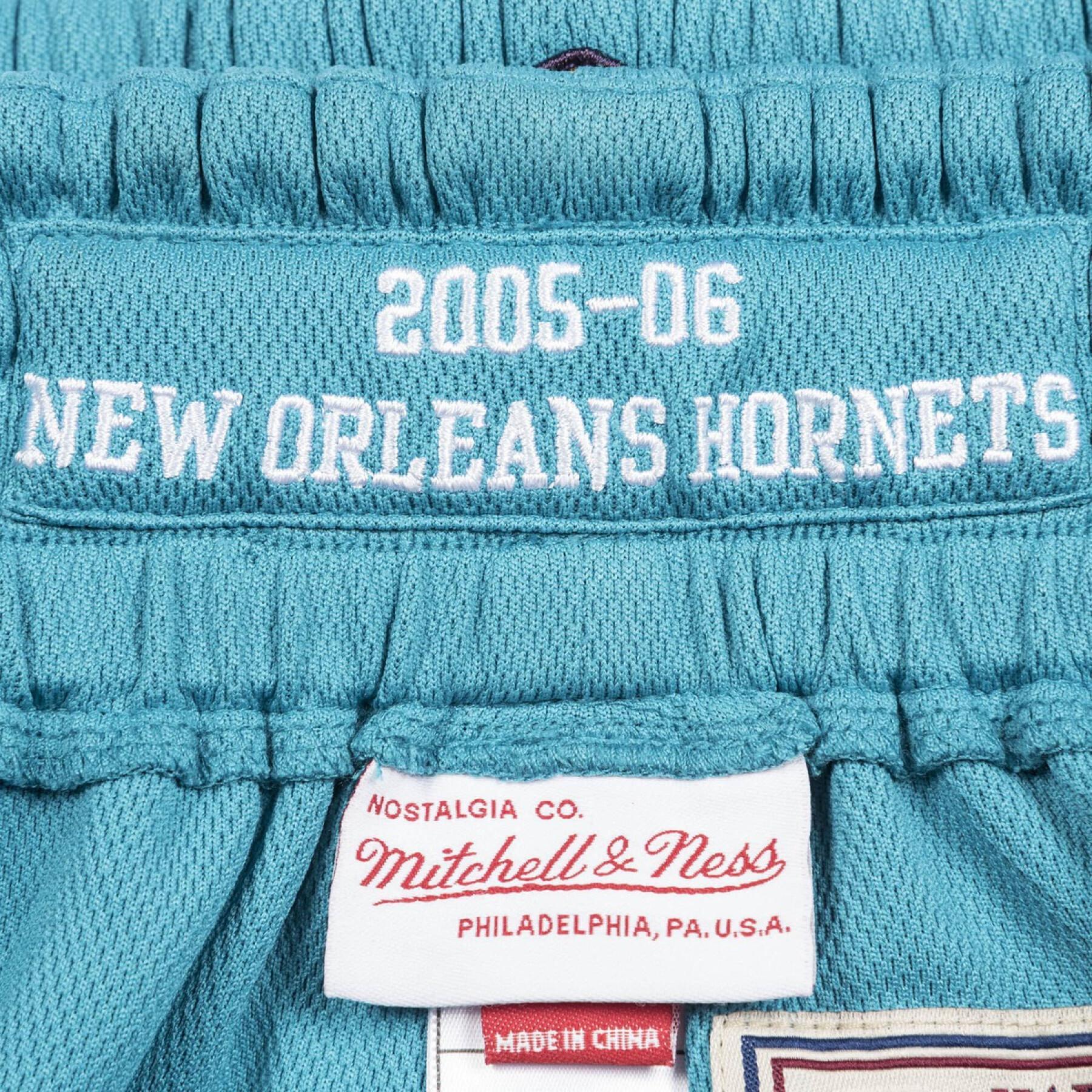 Pantaloncini autentici New Orleans Hornets nba