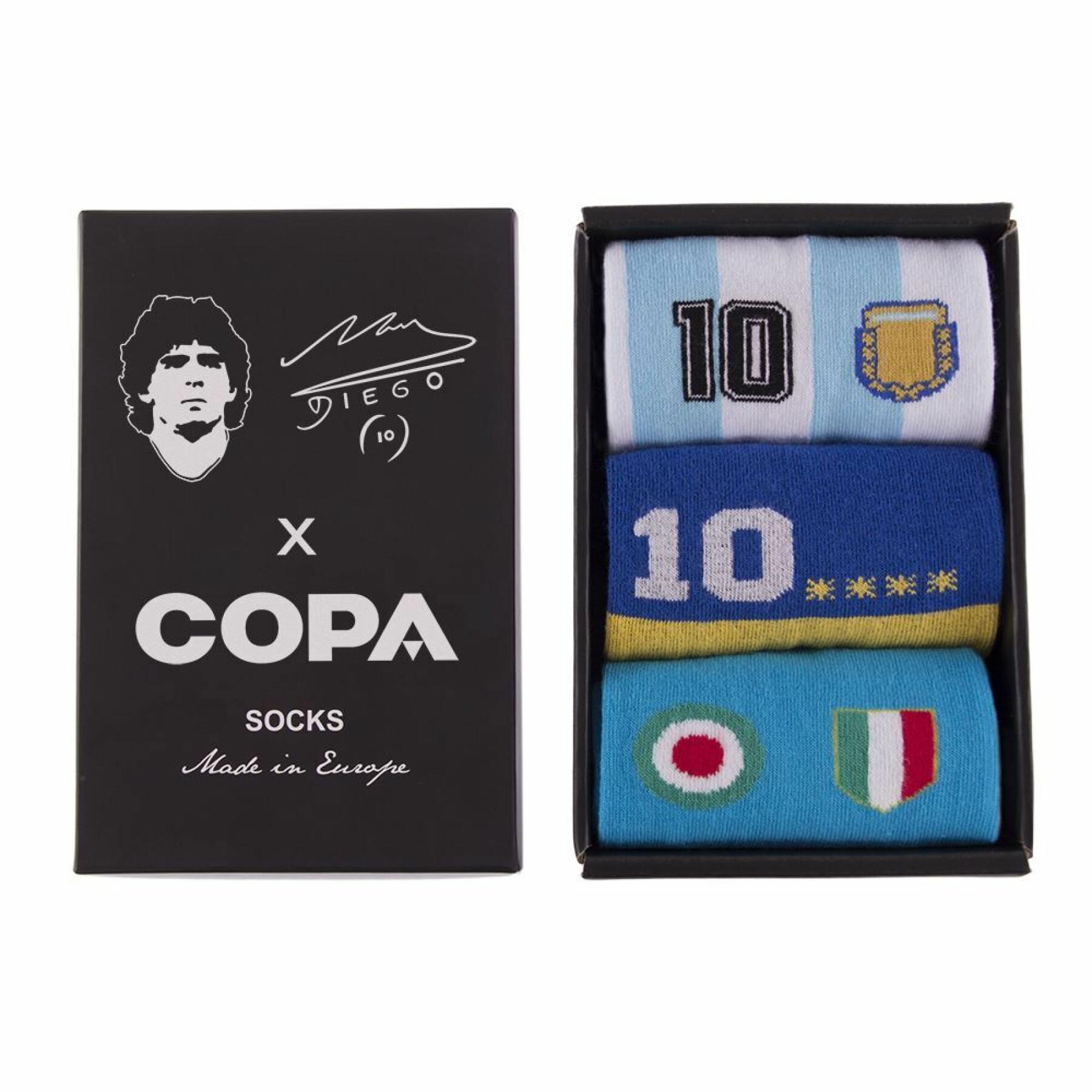 Set di calzini Copa Football Maradona Number 10