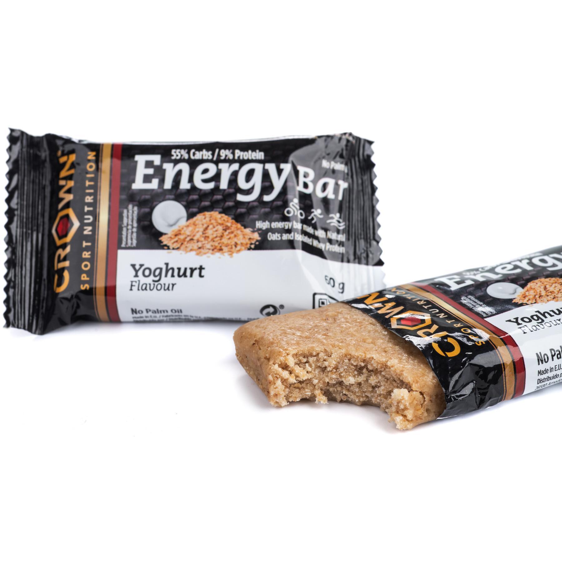 Barra nutrizionale Crown Sport Nutrition Energy - yaourt - 60 g