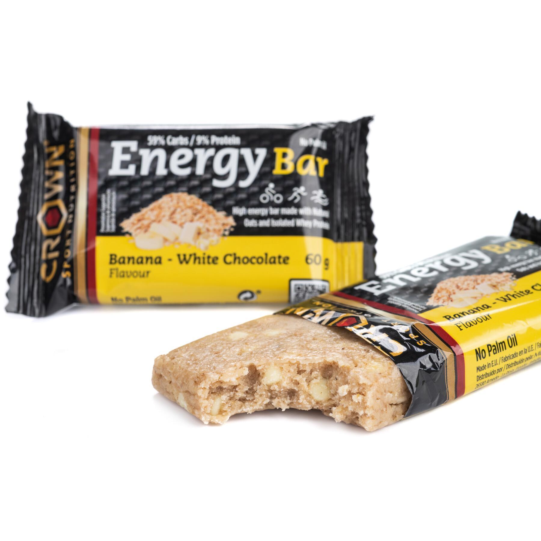 Barra nutrizionale Crown Sport Nutrition Energy - banane et chocolat blanc - 60 g