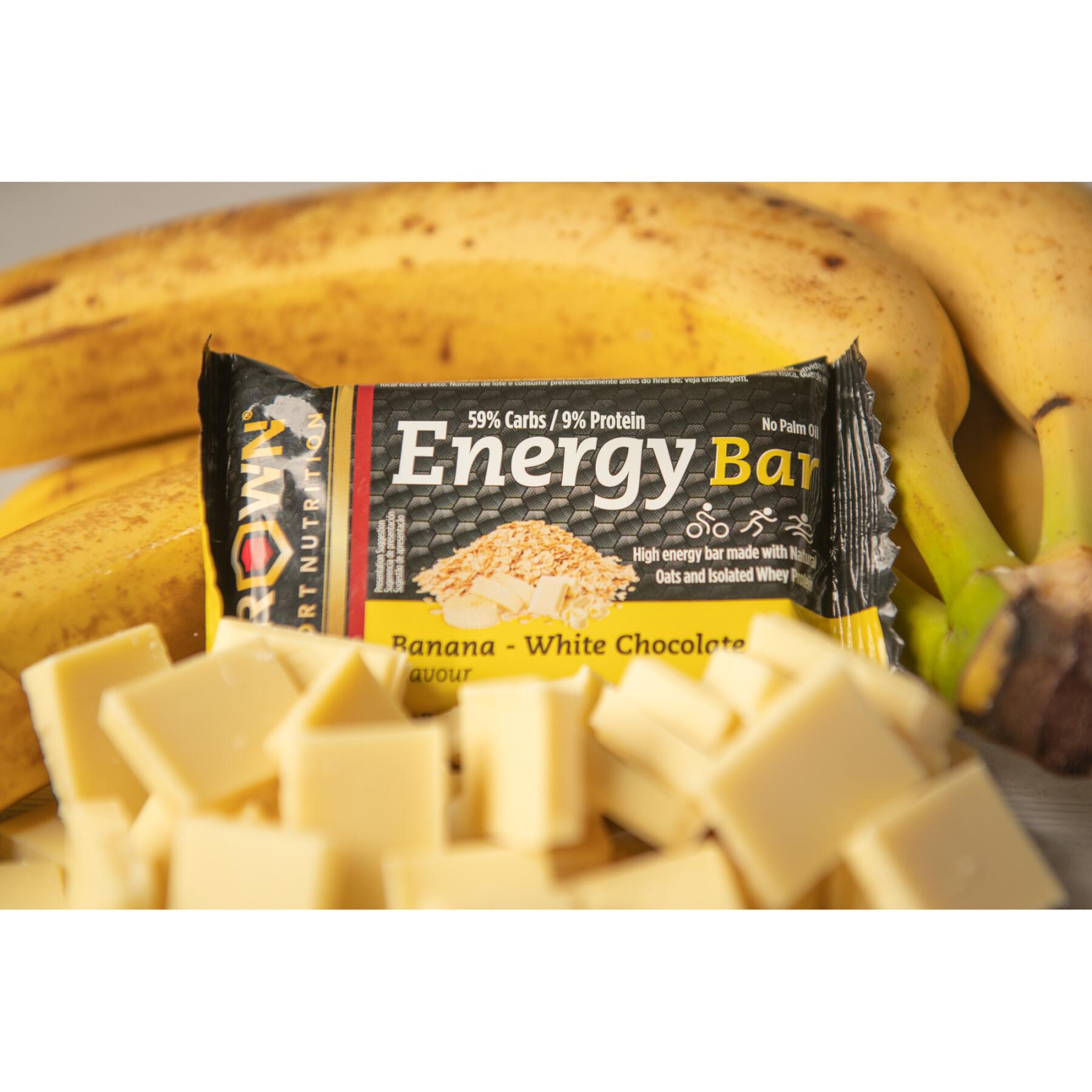 Barra nutrizionale Crown Sport Nutrition Energy - banane et chocolat blanc - 60 g