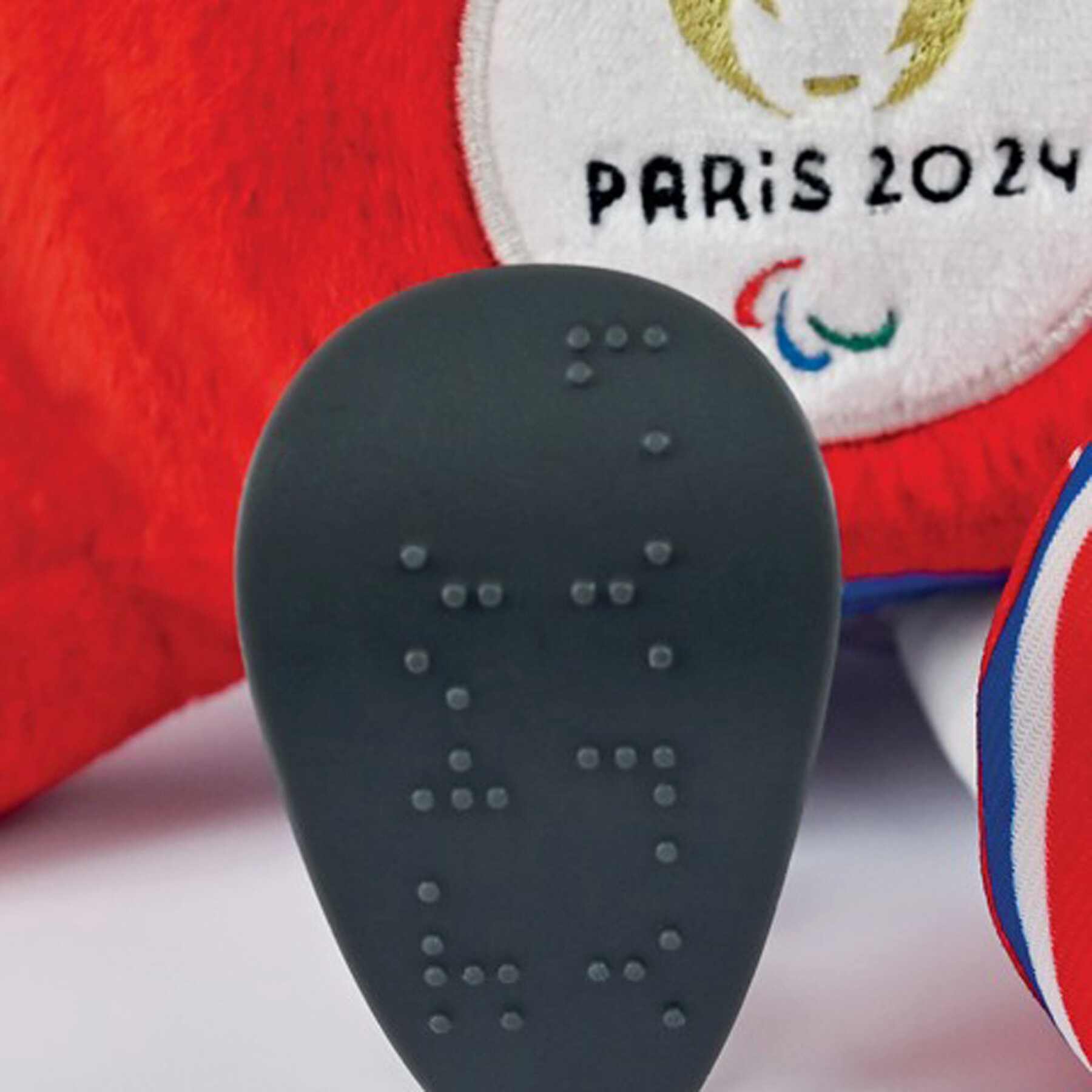 Peluche mascotte ufficiale dei Giochi Paralimpici di Parigi 2024 Doudou & compagnie 30 cm