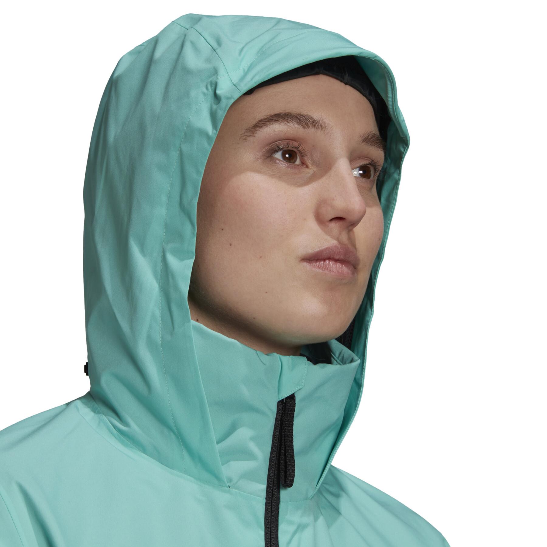 Giacca da pioggia da donna adidas Terrex Primegreen