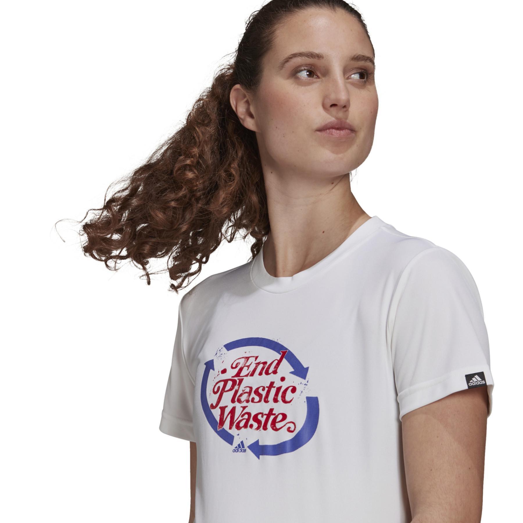 Maglietta da donna adidas Slogan Graphic