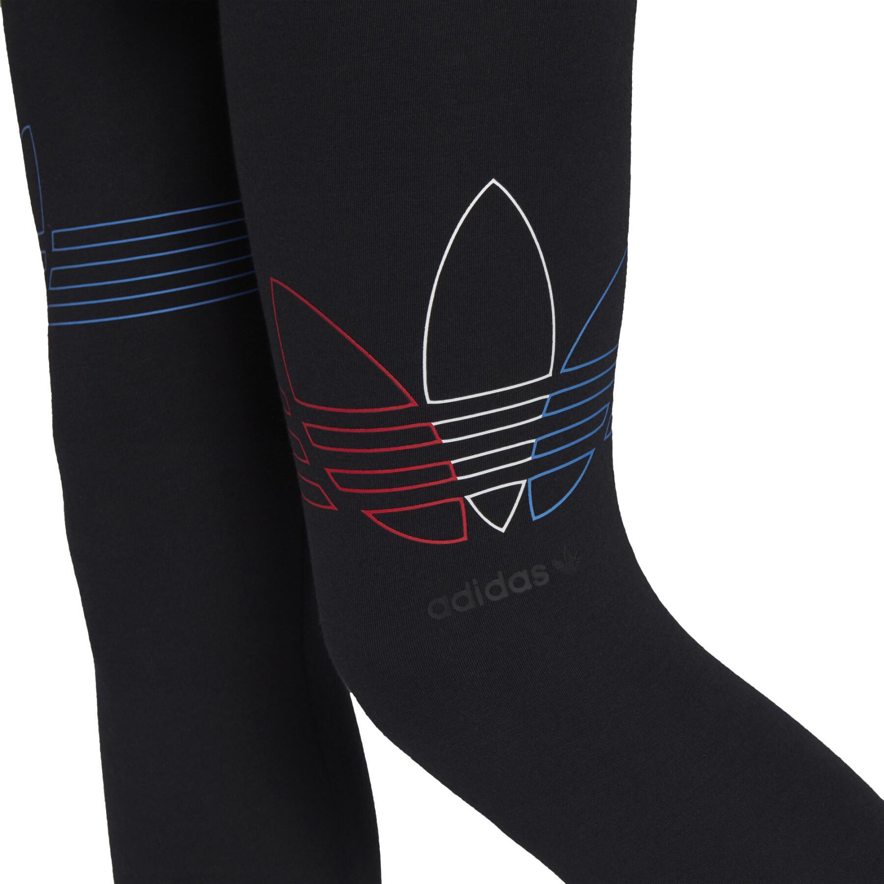 Legging da donna adidas Originals Loungewear Adicolor Tricolor