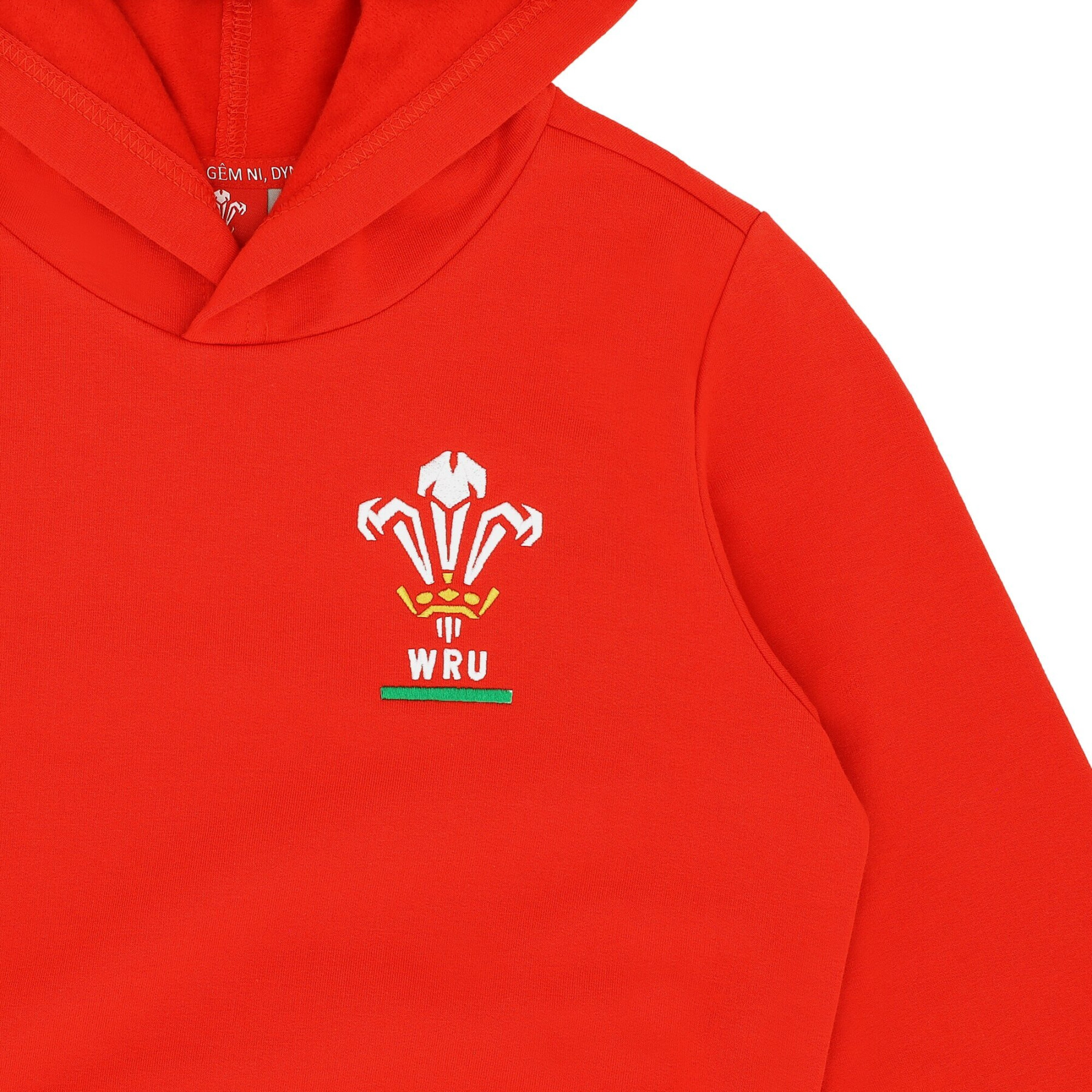 Felpa con cappuccio per bambini Pays de Galles Rugby XV Merch CA Groc