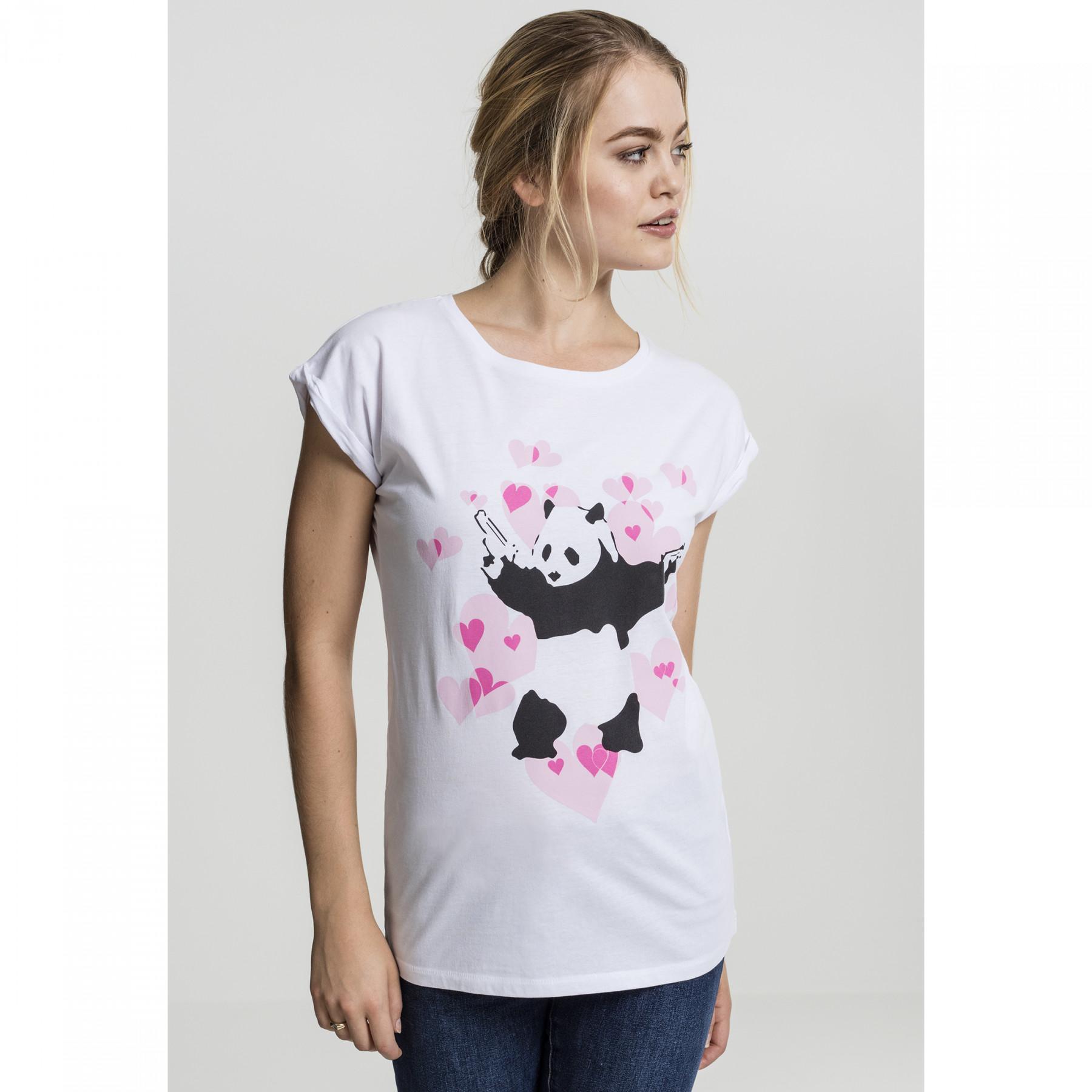 T-shirt donna Urban Classic banky panda heart