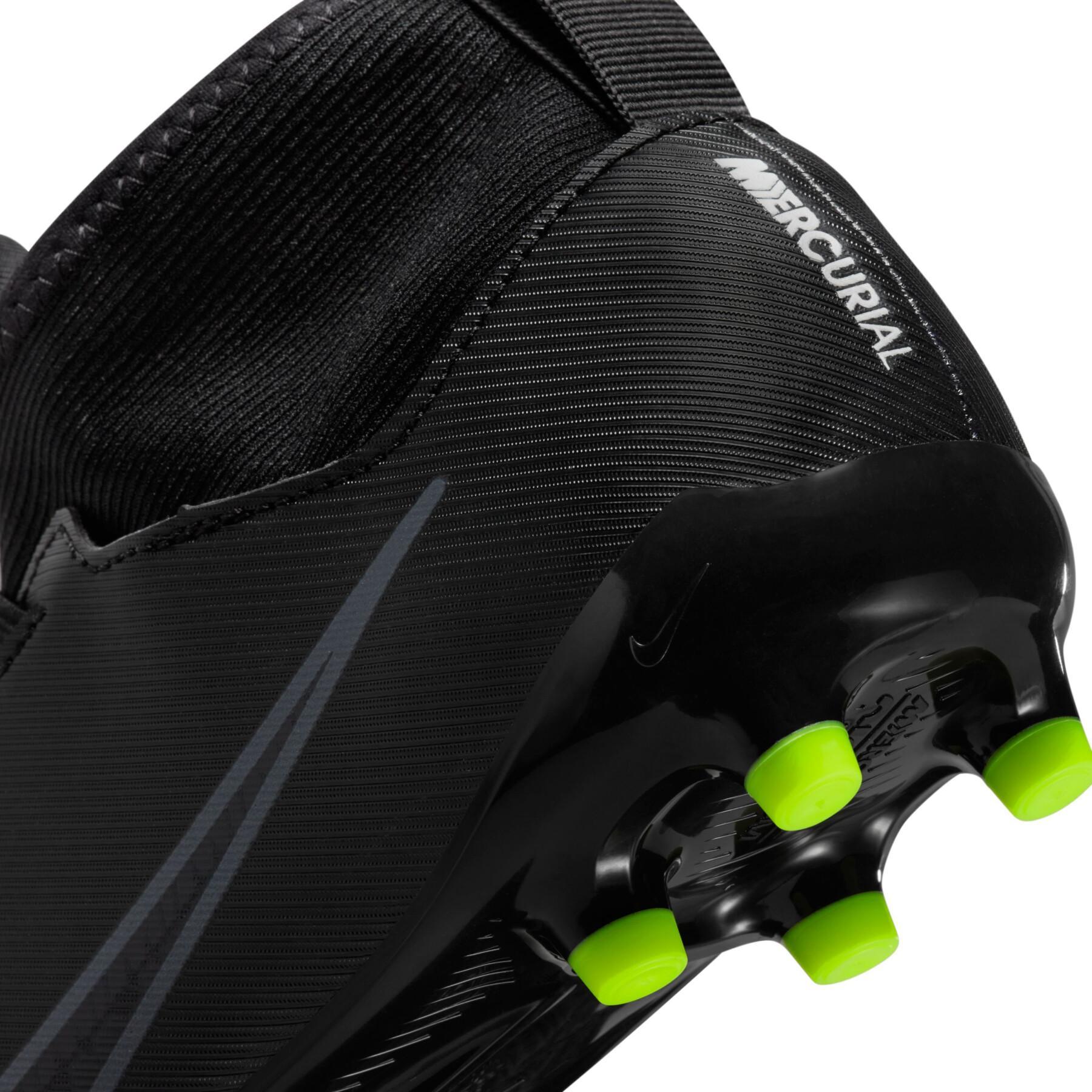 Scarpe da calcio per bambini Nike Zoom Mercurial Superfly 9 Academy FG/MG - Shadow Black Pack
