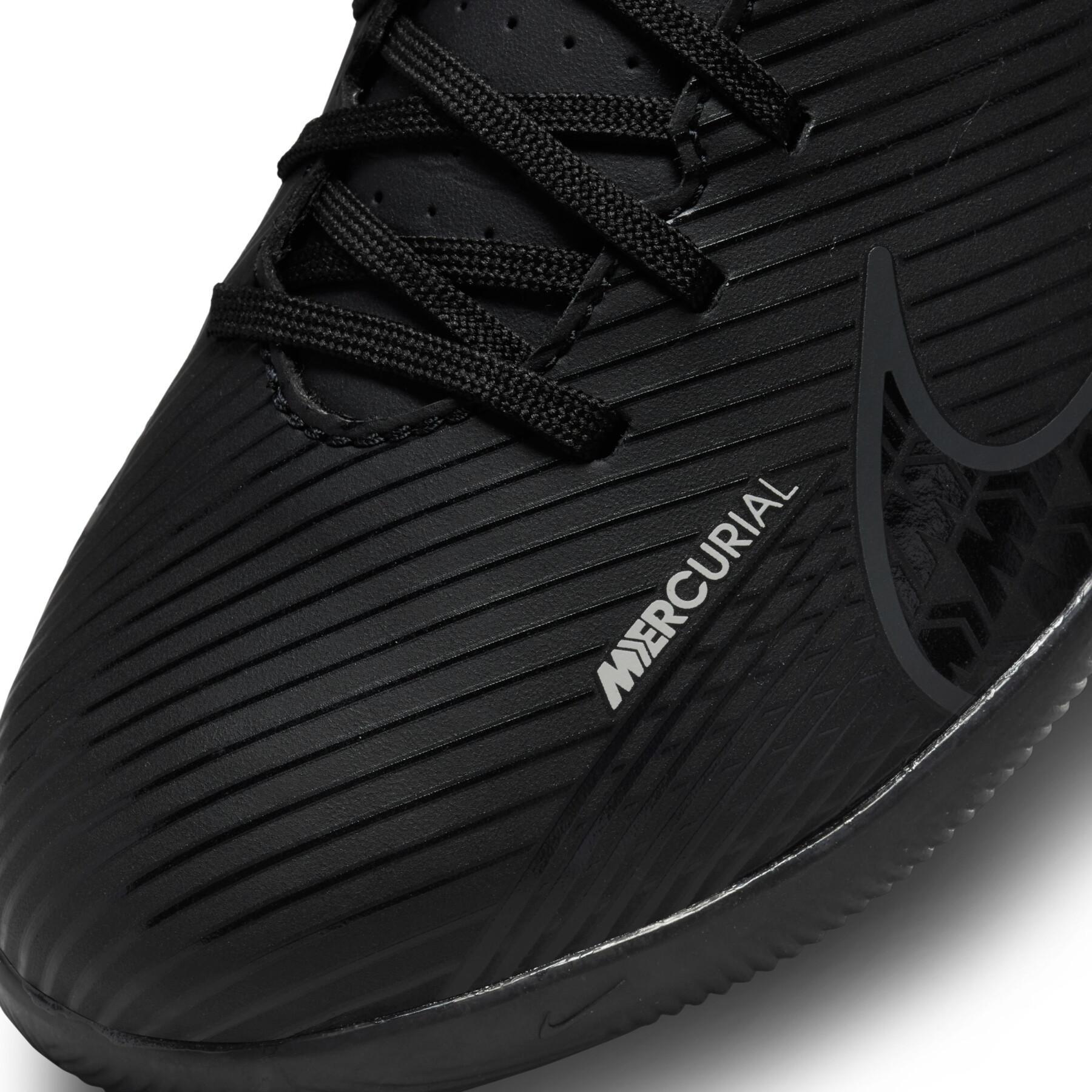 Scarpe da calcio per bambini Nike Mercurial Vapor 15 Club IC - Shadow Black Pack