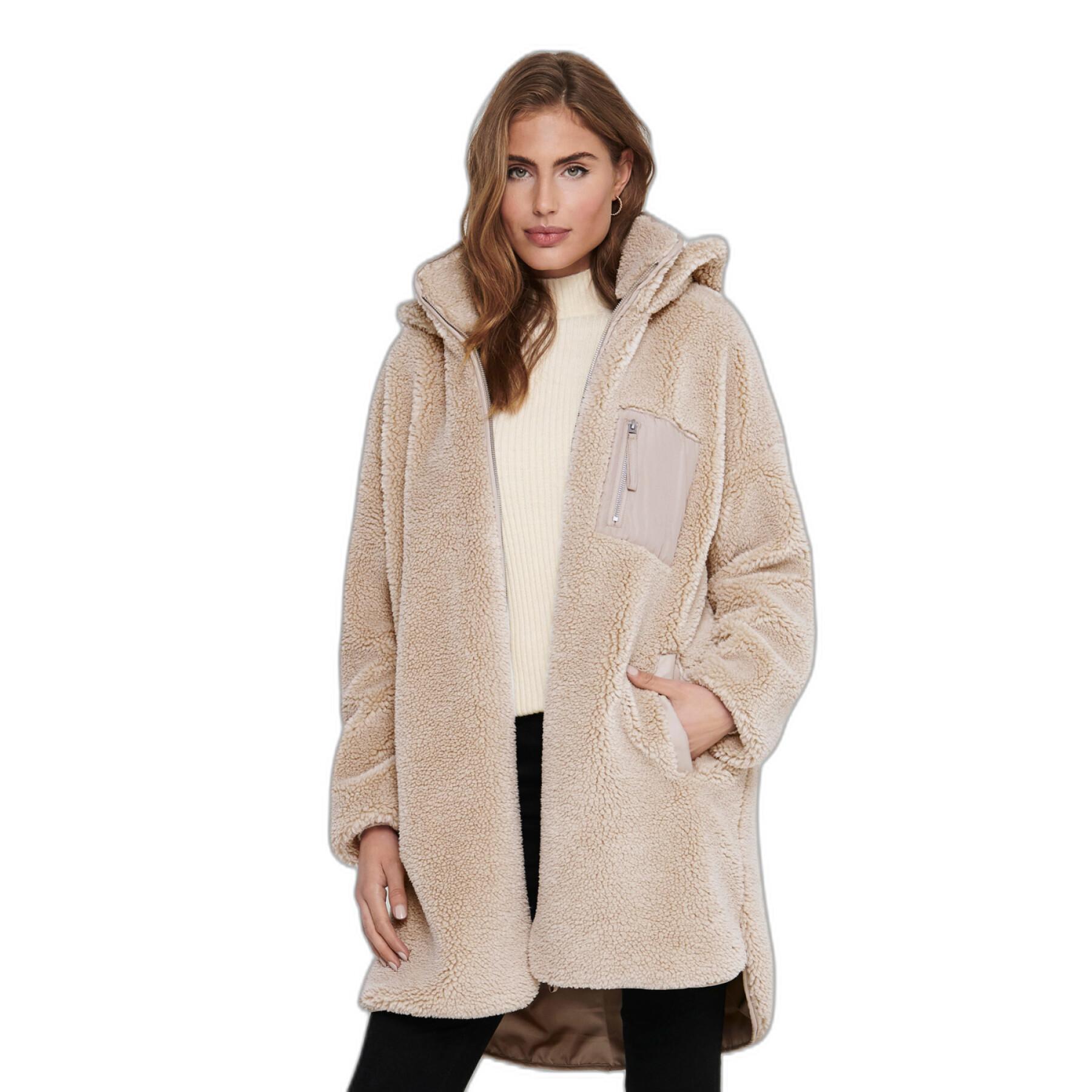 Cappotto donna Only Onlsascha sherpa otw