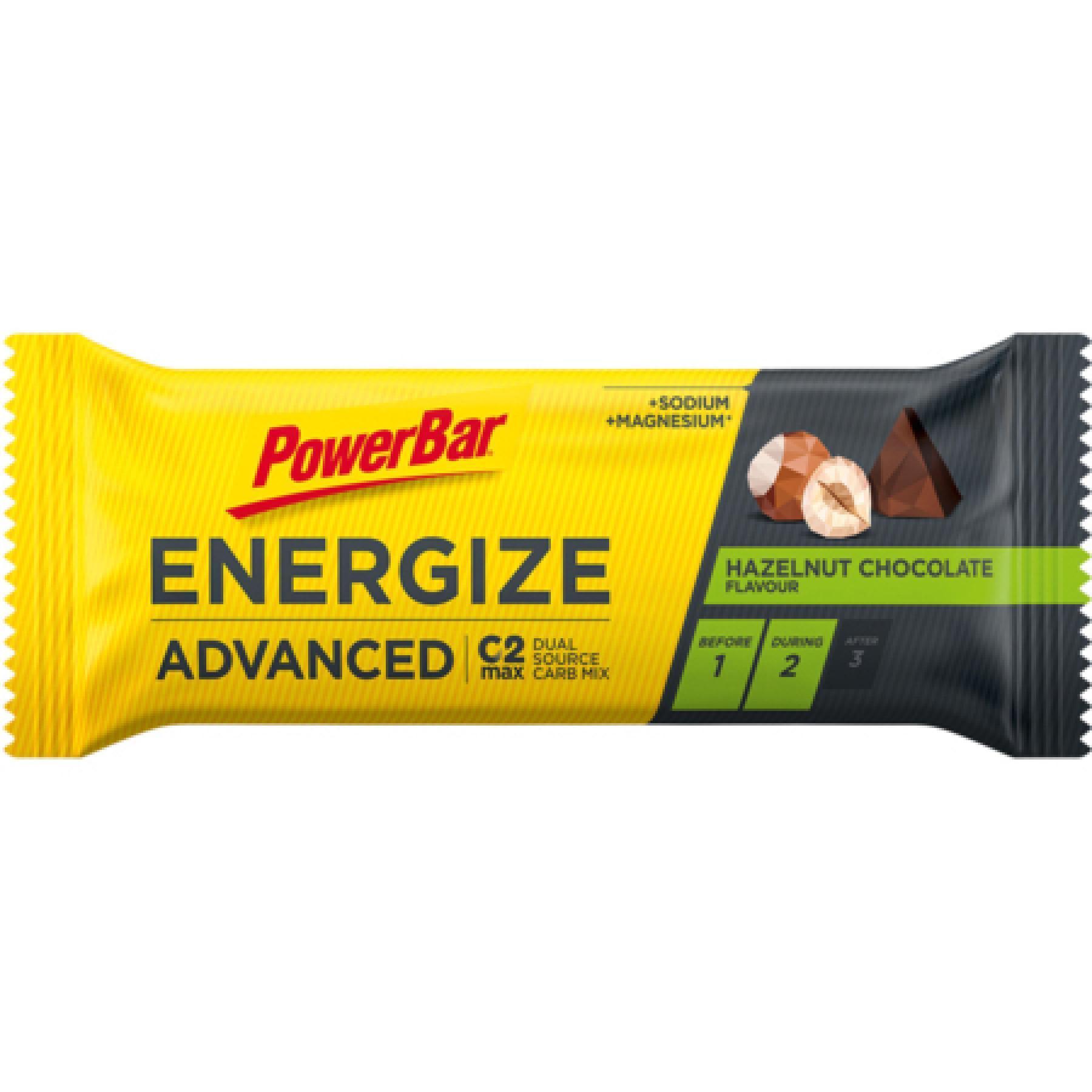 Bar PowerBar Energize C2Max 25x55gr Hazelnut Chocolate