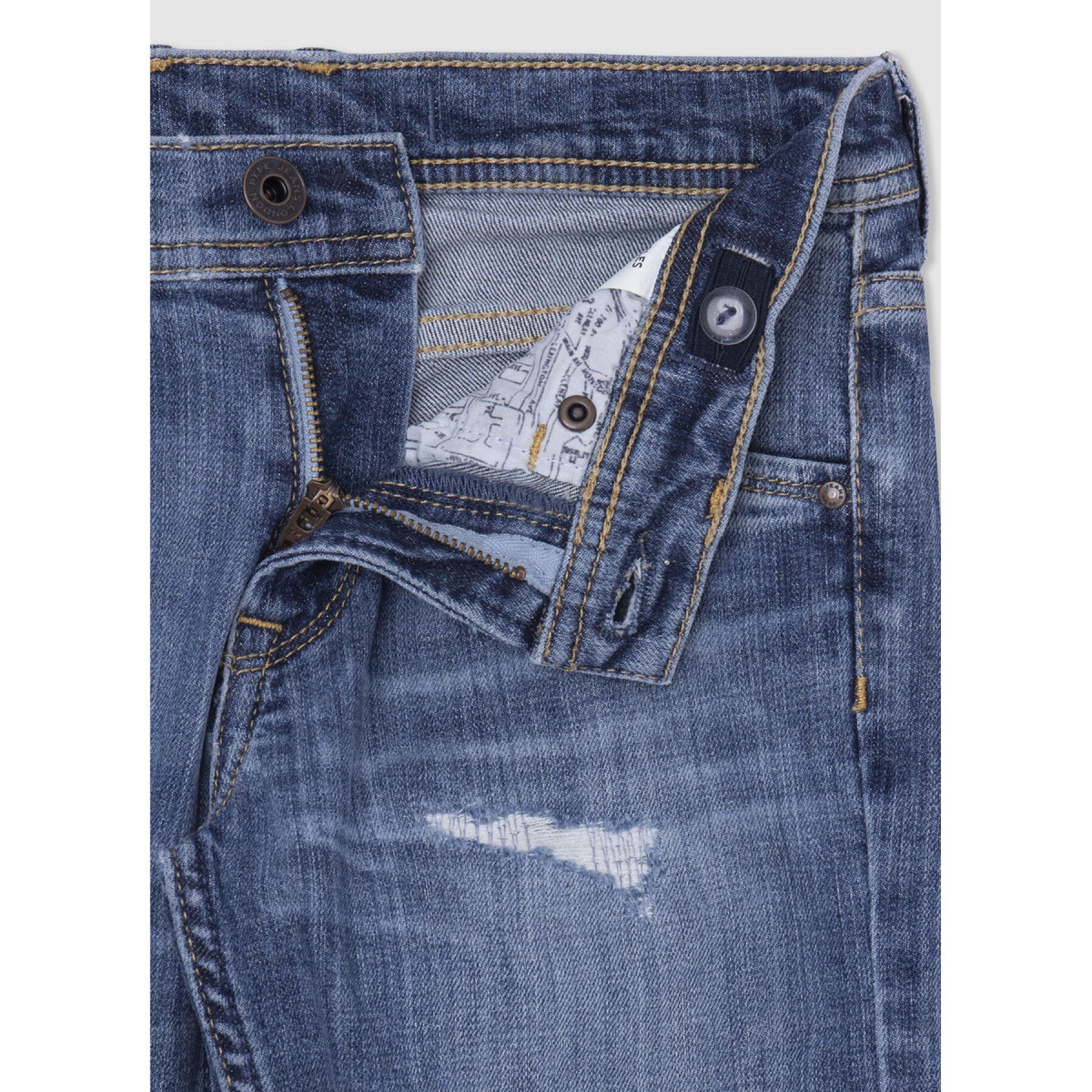 Pantaloncini per bambini Pepe Jeans Jeans Cashed Repair