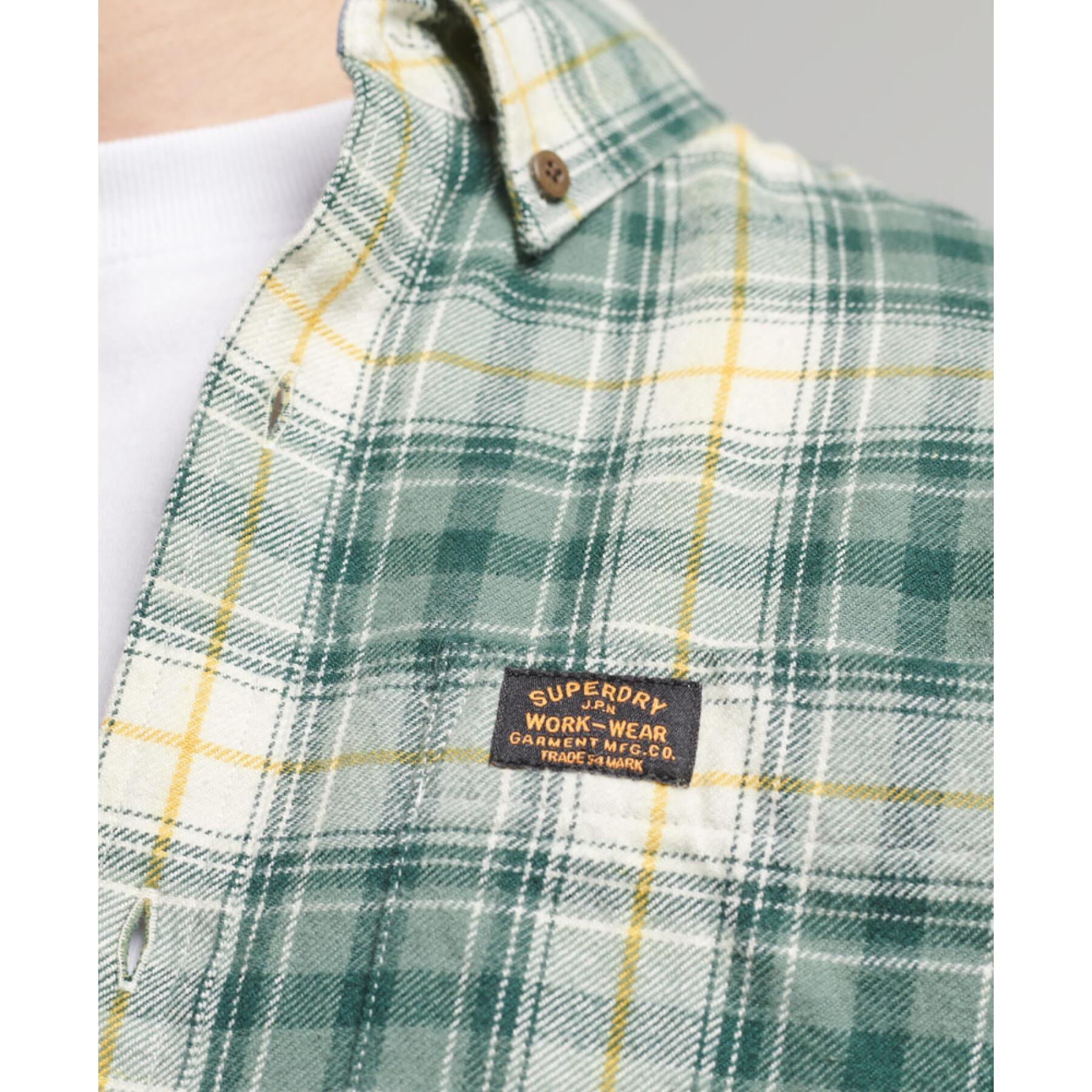 Camicia in cotone biologico Superdry Lumberjack Vintage