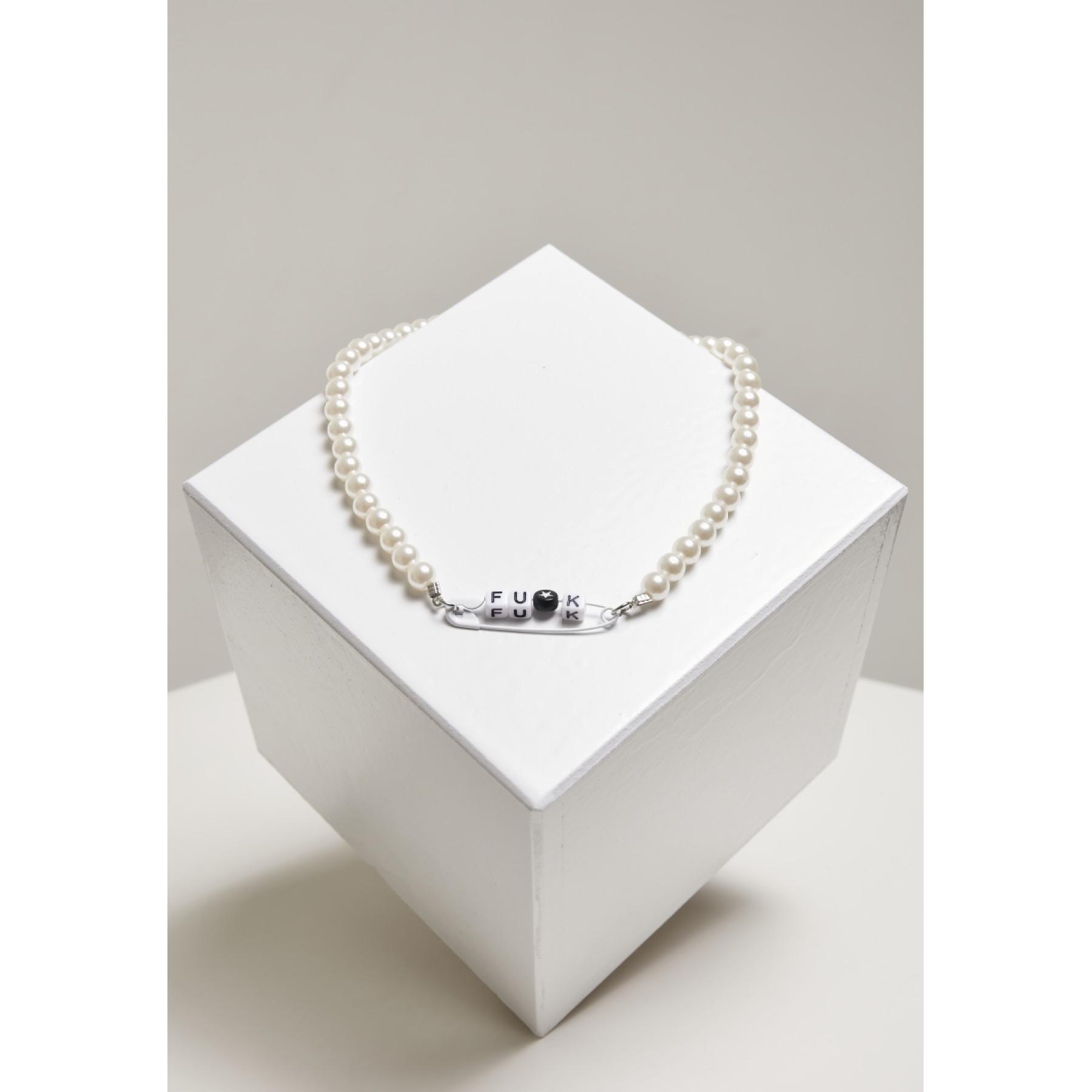 Collana Urban Classics pearl fuck necklace