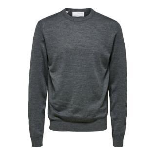 Maglione Selected Town merino coolmax knit col rond