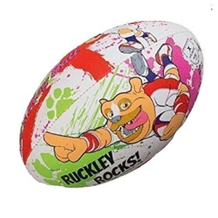 Mascotte del pallone da rugby Gilbert Ruckley Rocks (taille 4)