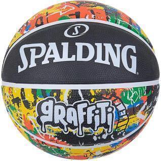 Pallone da basket Spalding Rainbow Graffiti Rubber