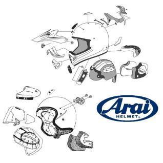 Ventilazione integrale del casco da moto Arai SZ-Urban