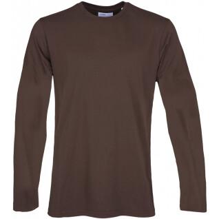 T-shirt maniche lunghe Colorful Standard Classic Organic coffee brown