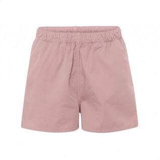 Pantaloncini in twill da donna Colorful Standard Organic faded pink