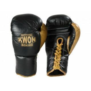 Guanti da boxe in pelle con lacci Kwon Professional Boxing