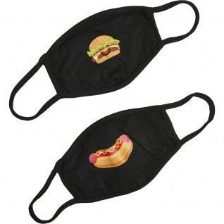 Maschere Mister Tee burger and hot dog (x2)