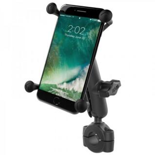 Confezione completa di porta smartphone fissaggio braccio medio per manubri sottili RAM Mounts X-Grip®