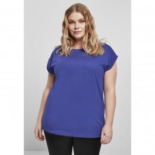 T-shirt donna Urban Classics extended shoulder (taglie grandi)