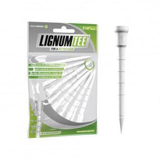 Confezione da 12 tees Lignum Tee biodégradable 82 mm