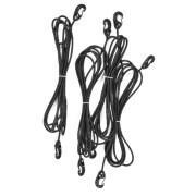 Set di 2 corde elastiche nere Sporti France