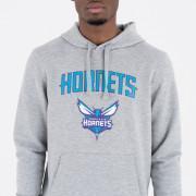 Sweat   capuche New Era  avec logo de l'équipe Charlotte Hornets