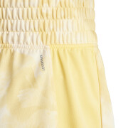 Pantaloncini da donna in maglia adidas Pacer Essentials AOP Flower Tie-Dye