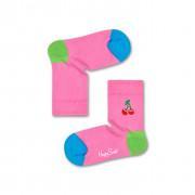 Calze per bambini Happy Socks Cherry Embroidery