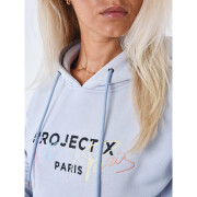 Felpa con cappuccio da donna con ricamo Project X Paris
