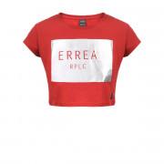 Maglietta crop top da donna Errea trend square