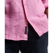 Camicia casual a maniche lunghe in lino Superdry